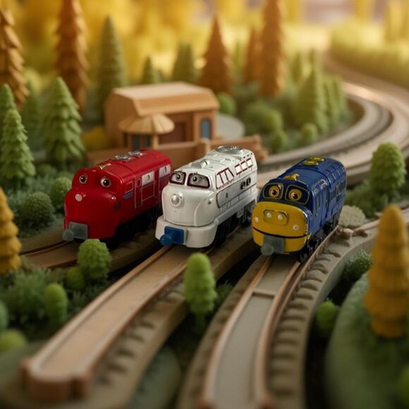 Tomy Chuggington Wilson, Brewster, & Honzo Diecast Trains A11 - Picture 1 of 10